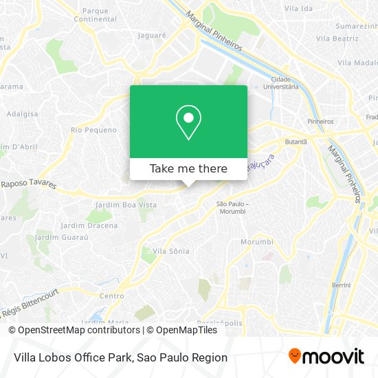 Villa Lobos Office Park map