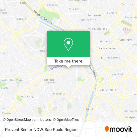 Mapa Prevent Senior NOW