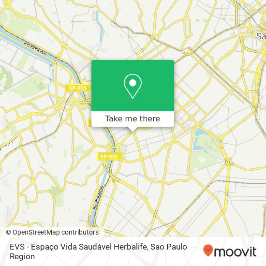 EVS - Espaço Vida Saudável Herbalife map