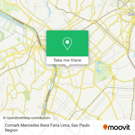 Comark Mercedes Benz Faria Lima map