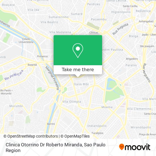 Clinica Otorrino Dr Roberto Miranda map