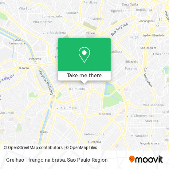 Mapa Grelhao - frango na brasa