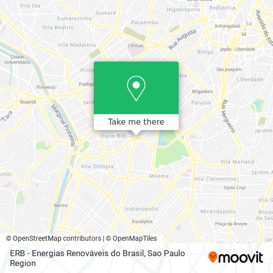 Mapa ERB - Energias Renováveis do Brasil