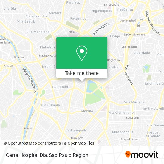 Certa Hospital Dia map