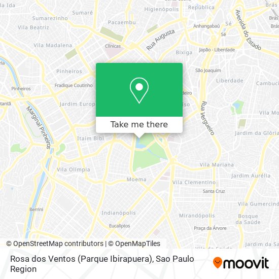 Rosa dos Ventos (Parque Ibirapuera) map