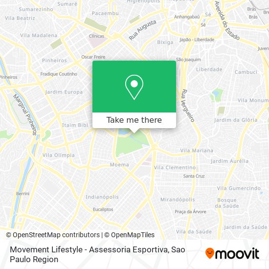 Movement Lifestyle - Assessoria Esportiva map