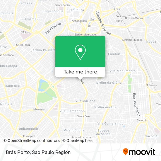 Brás Porto map