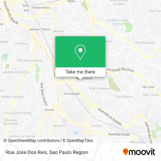 Rua Jose Dos Reis map