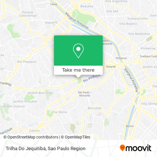Trilha Do Jequitibá map
