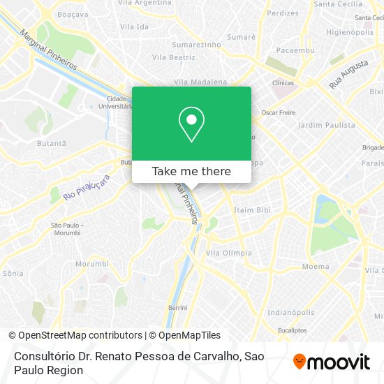 Mapa Consultório Dr. Renato Pessoa de Carvalho