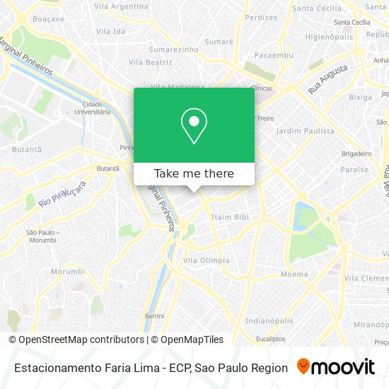 Estacionamento Faria Lima - ECP map