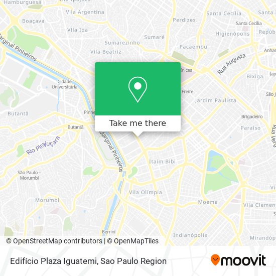 Edifício Plaza Iguatemi map