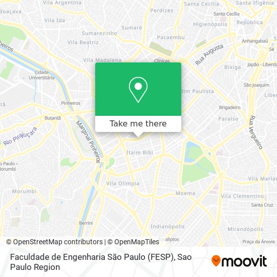 Faculdade de Engenharia São Paulo (FESP) map