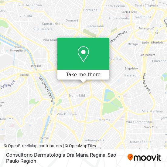 Consultorio Dermatologia Dra Maria Regina map