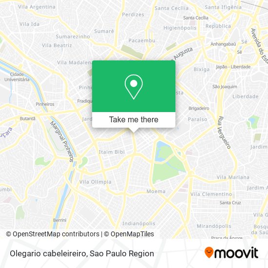 Olegario cabeleireiro map