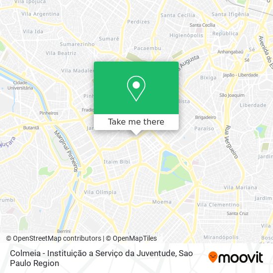 Colmeia - Instituição a Serviço da Juventude map