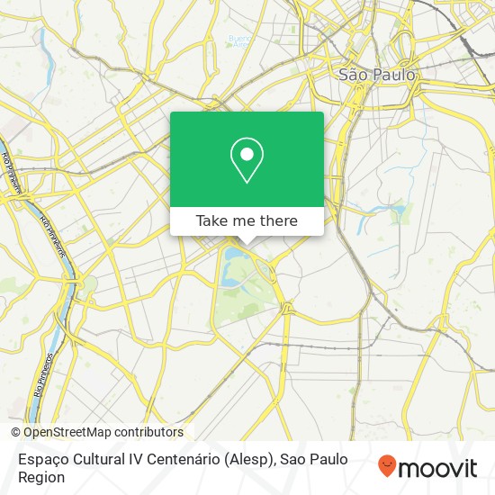 Espaço Cultural IV Centenário (Alesp) map