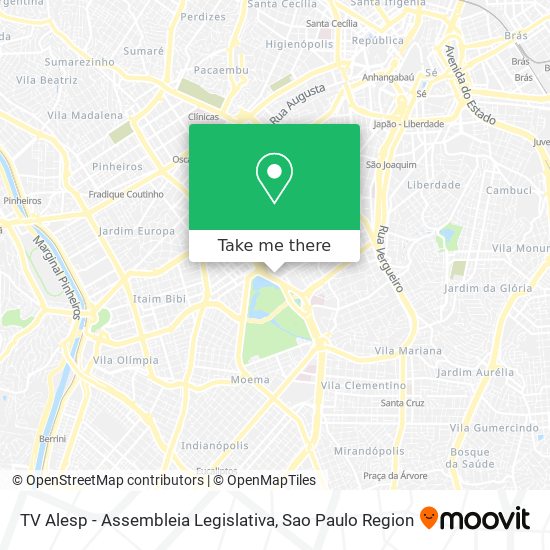 Mapa TV Alesp - Assembleia Legislativa