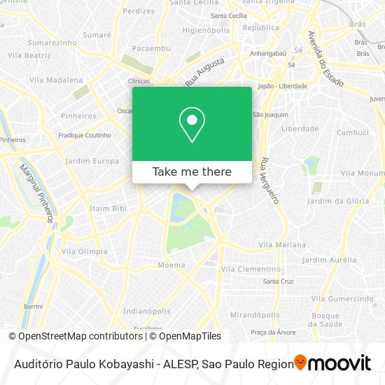 Auditório Paulo Kobayashi - ALESP map