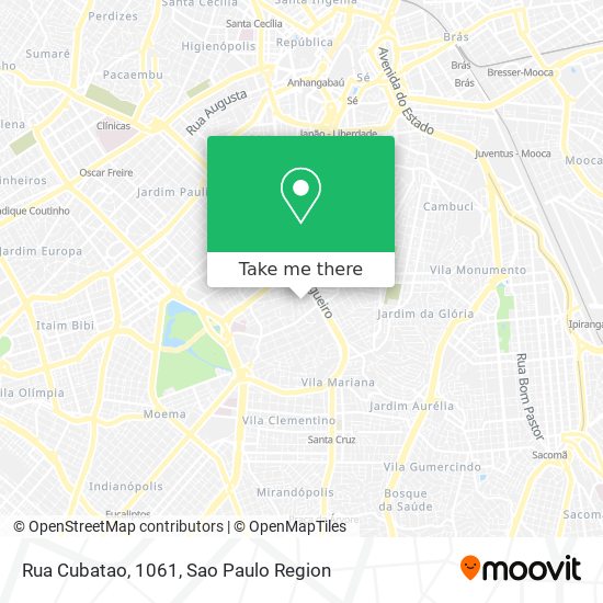 Rua Cubatao, 1061 map