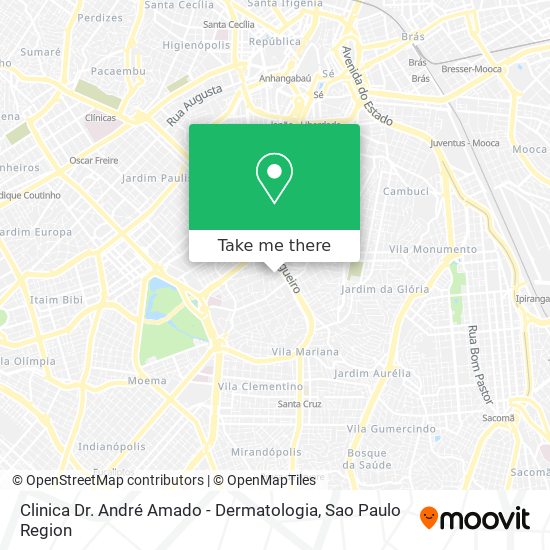 Mapa Clinica Dr. André Amado - Dermatologia