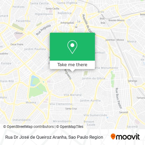 Rua Dr José de Queiroz Aranha map