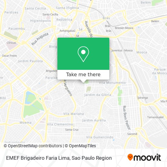 EMEF Brigadeiro Faria Lima map