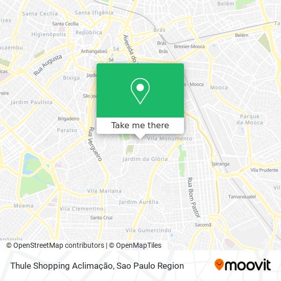 Thule Shopping Aclimação map