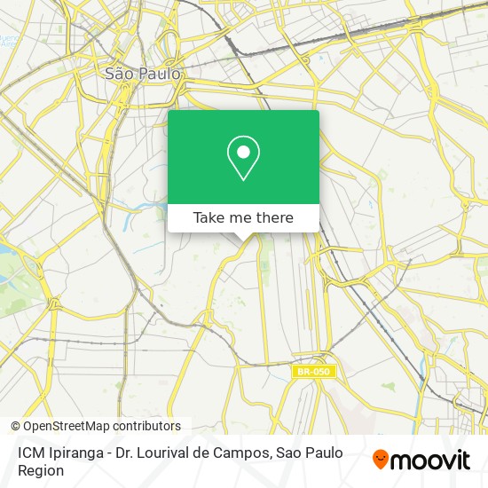 ICM Ipiranga - Dr. Lourival de Campos map