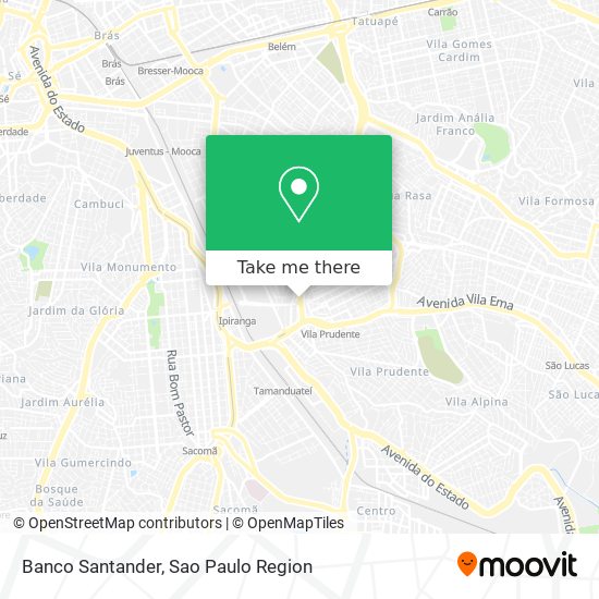 Banco Santander map