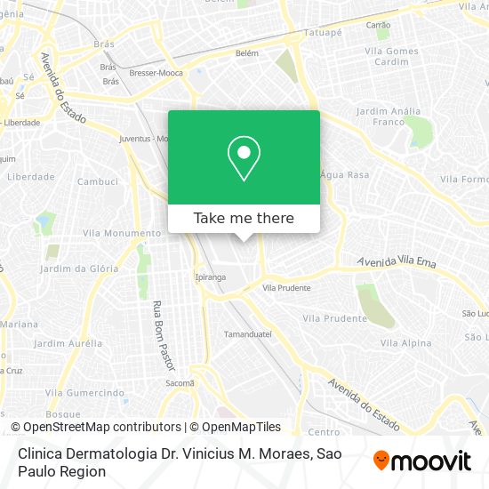 Clinica Dermatologia Dr. Vinicius M. Moraes map