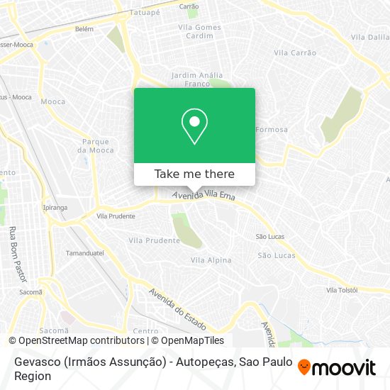 Gevasco (Irmãos Assunção) - Autopeças map