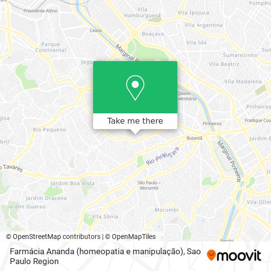 Farmácia Ananda (homeopatia e manipulação) map