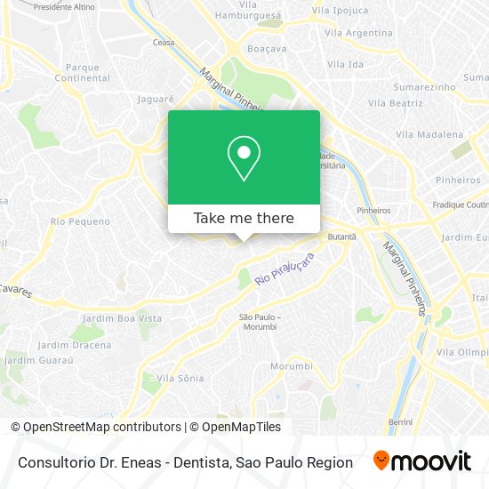 Mapa Consultorio Dr. Eneas - Dentista