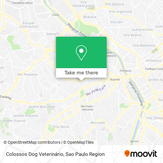 Colossos Dog Veterinário map