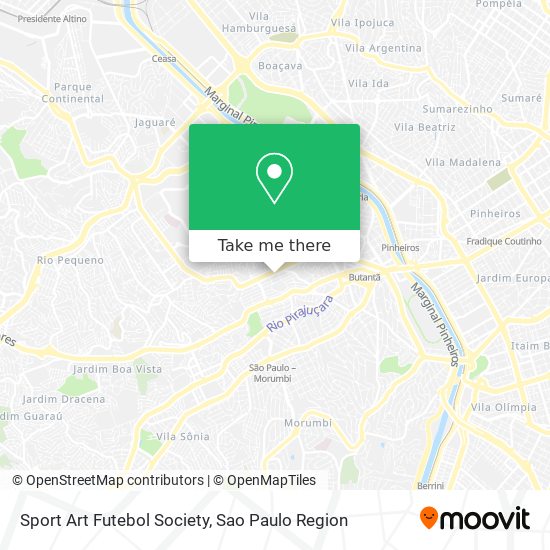 Mapa Sport Art Futebol Society