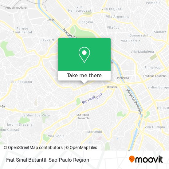 Fiat Sinal Butantã map
