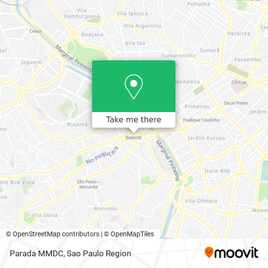 Parada MMDC map