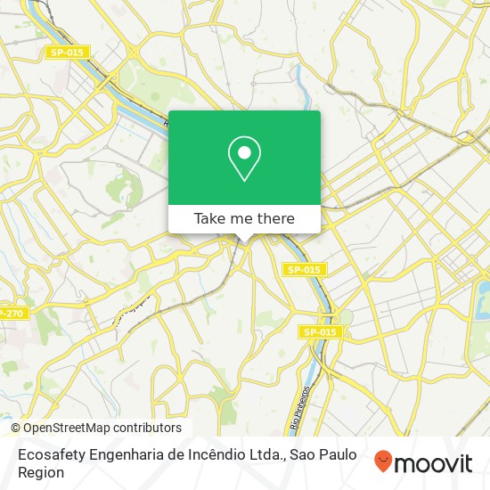 Ecosafety Engenharia de Incêndio Ltda. map