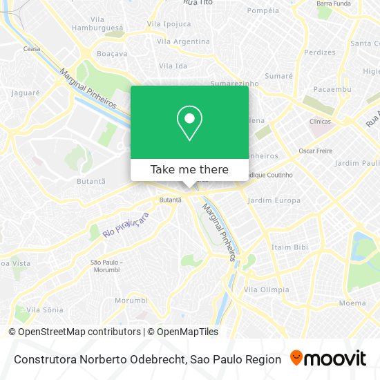 Construtora Norberto Odebrecht map