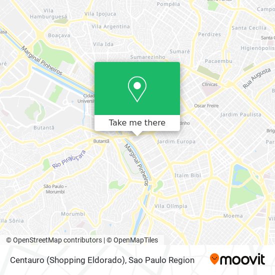 Mapa Centauro (Shopping Eldorado)