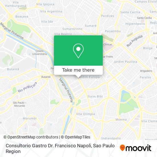 Consultorio Gastro Dr. Francisco Napoli map
