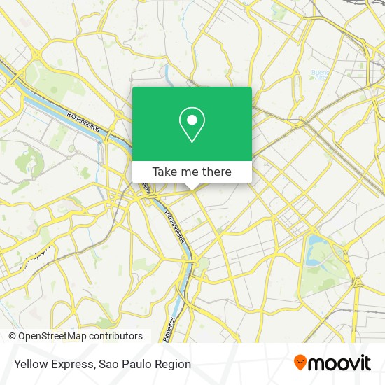 Yellow Express map