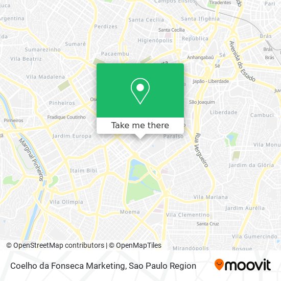 Coelho da Fonseca Marketing map