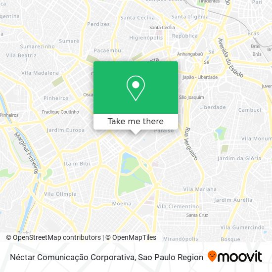 Mapa Néctar Comunicação Corporativa