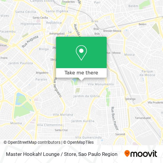 Master Hookah! Lounge / Store map