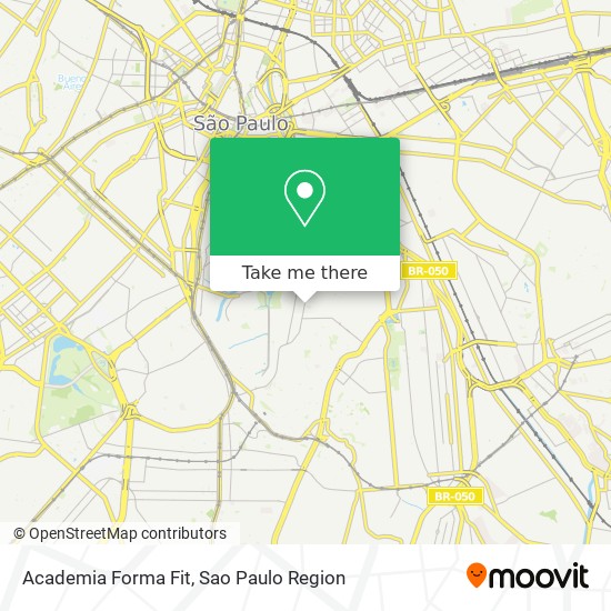 Mapa Academia Forma Fit