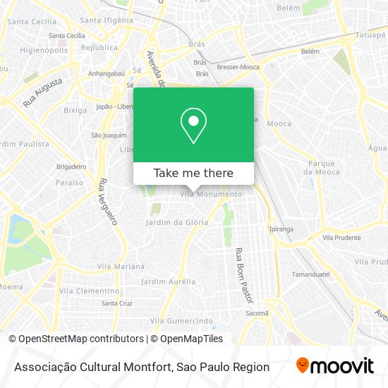 Mapa Associação Cultural Montfort