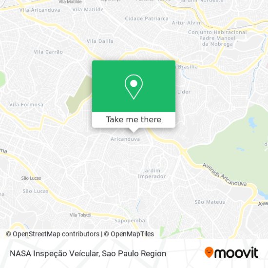 NASA Inspeção Veícular map