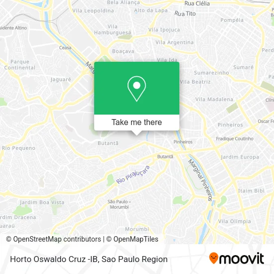 Horto Oswaldo Cruz -IB map